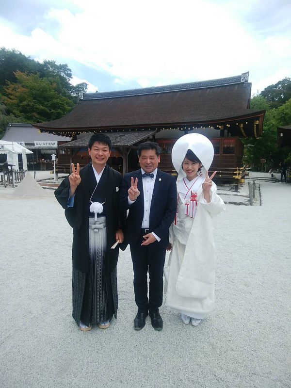記事 神前式 上賀茂神社（賀茂別雷神社）のアイキャッチ画像